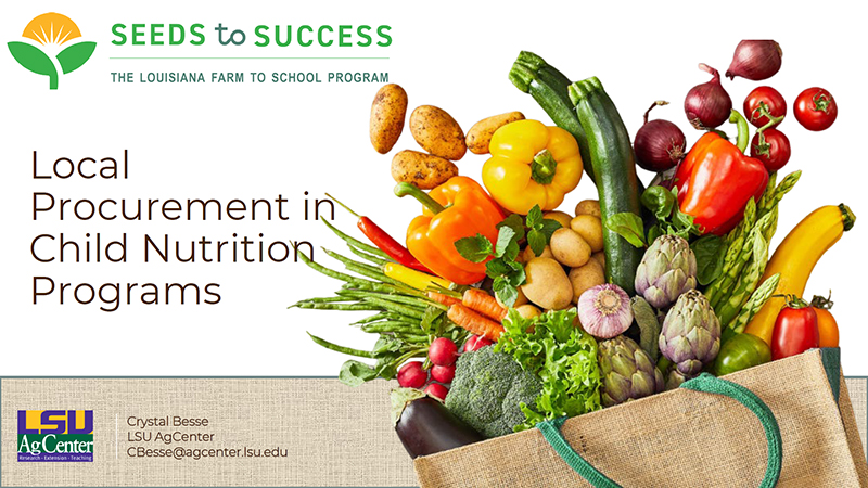 SFS - Farm to School Local Procurement Image