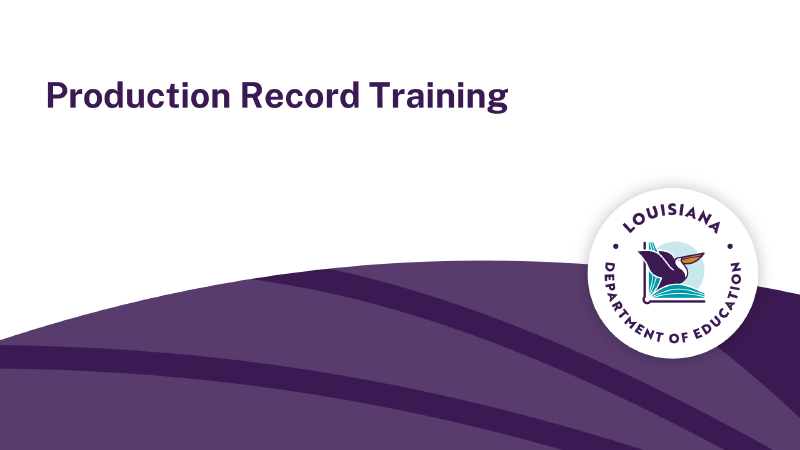 SFS 26-27 Production Record Training Image