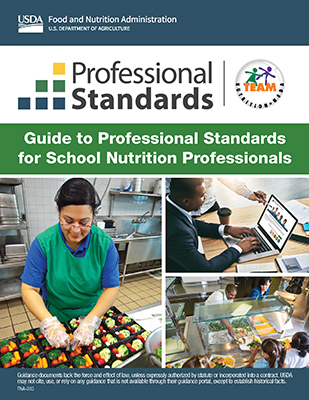 Guide to Professional Standards for School Nutrition Program Cover Image